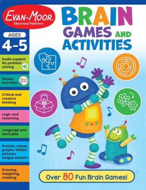 Brain Games And Activities, Ages 4-5