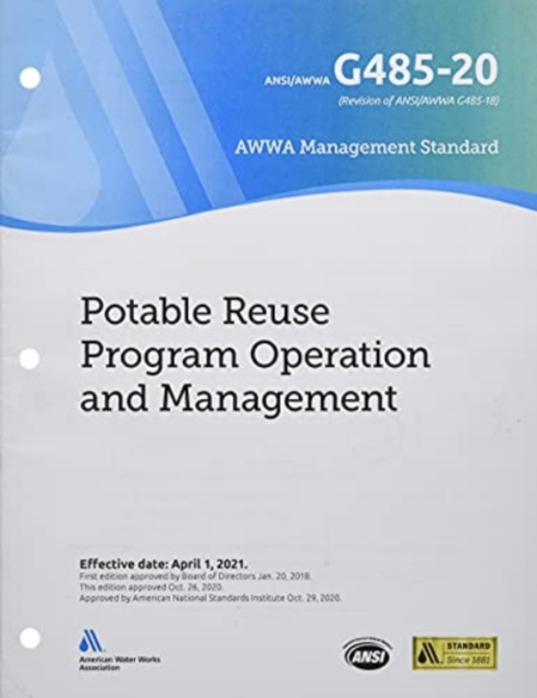 AWWA G485-20 Potable Reuse Program Operation and Management