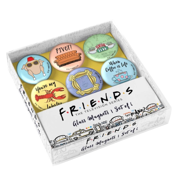 Friends: Glass Magnet Set