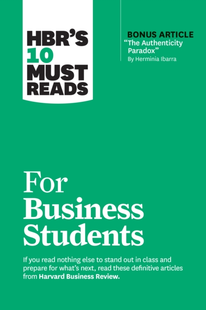 HBR's 10 Must Reads for Business Students