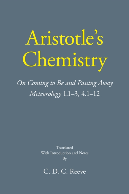 Aristotle's Chemistry