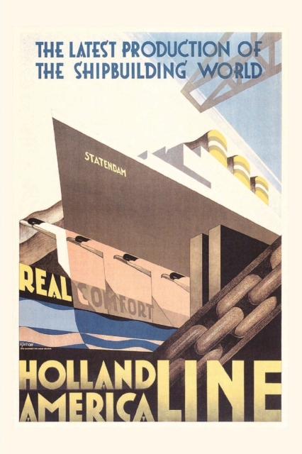 Vintage Journal Poster for Holland America Line Poster