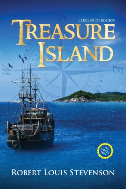 Treasure Island (Annotated, Large Print)