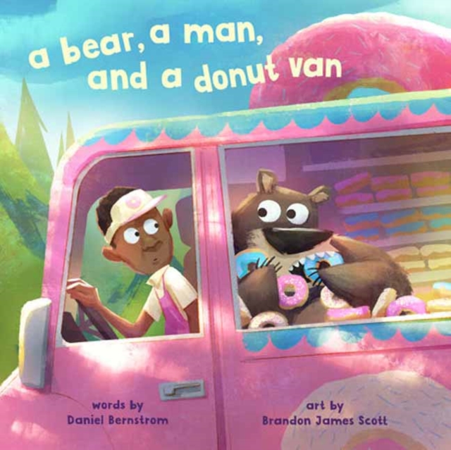 A Bear, a Man, and a Donut Van