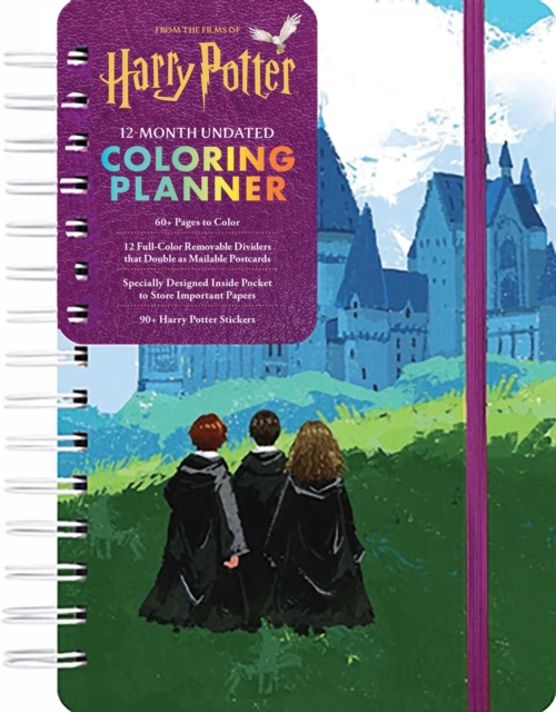 Harry Potter 12-Month Undated Coloring Planner