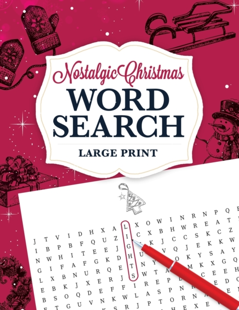 Nostalgic Christmas Word Search LARGE PRINT