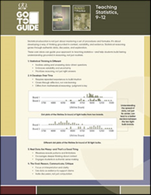 Go-to Guide Teaching Statistics, Grades 9–12