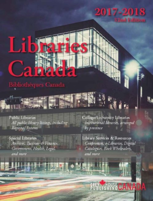 Libraries Canada, 2017/18