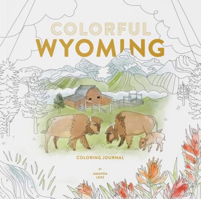 Colorful Wyoming Coloring Journal