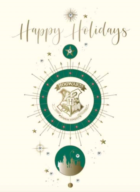 Harry Potter: Hogwarts Crest Holiday Embellished Card