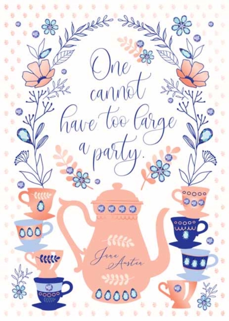 Jane Austen Tea Party Birthday Embellished Card