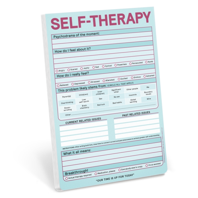 Knock Knock Self-Therapy Pad (Pastel Version)