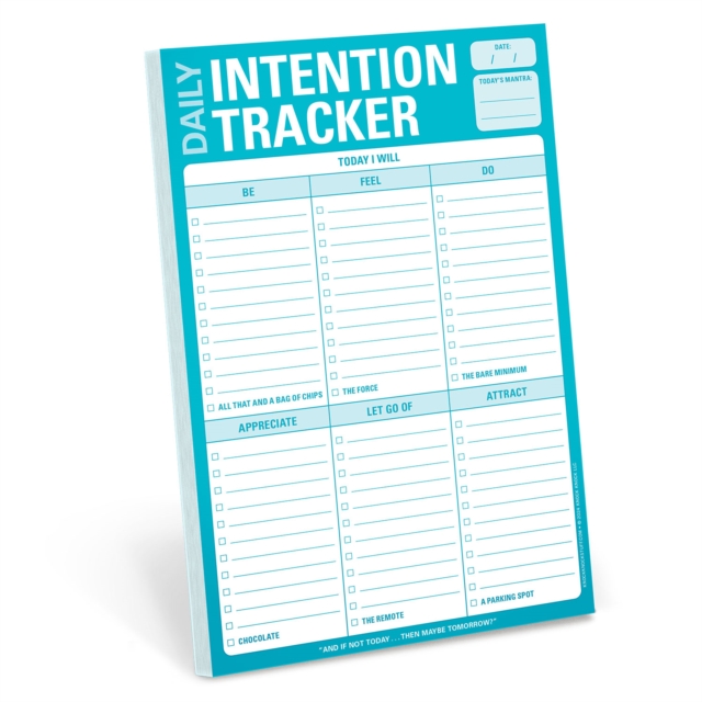 Knock Knock Intention Tracker Pad (Pastel Version)