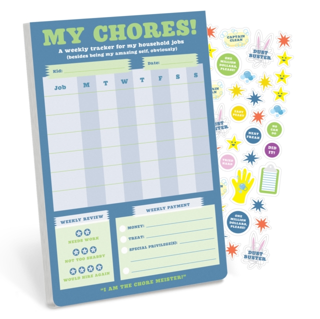 Knock Knock Kids Chore Chart Can-Do Pads
