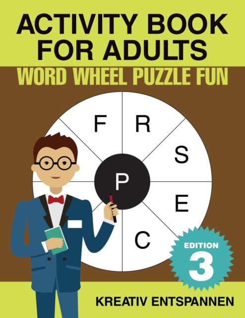 Activity Book for Adults - Word Wheel Puzzle Fun Edition 3