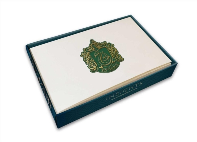 Harry Potter: Slytherin Crest Foil Note Cards