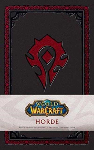 World of Warcraft: Horde Hardcover Ruled Journal. Redesign