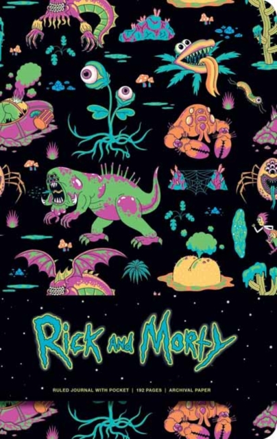 Rick and Morty Deluxe Hardcover Ruled Journal