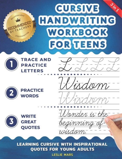 Cursive Handwriting Workbook for Teens