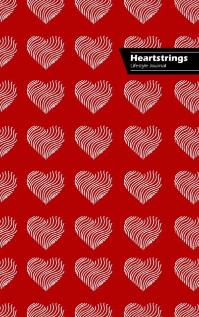 Heartstrings Lifestyle Journal, Blank Notebook, Dotted Lines, 288 Pages, Wide Ruled, 6 x 9 (A5) Hardcover (Red)
