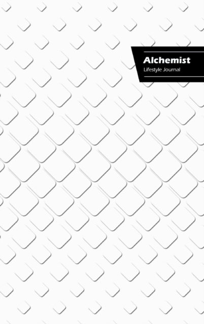 Alchemist Lifestyle Journal, Write-in Notebook, Dotted Lines, Wide Ruled, Size 6 x 9 Inch (A5) Hardcover (White III)