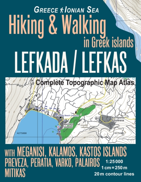 Lefkada / Lefkas Complete Topographic Map Atlas 1