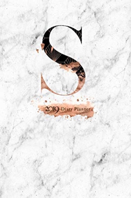 2019 DIARY PLANNER: ABSTRACT ROSE GOLD &