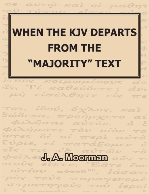 When the KJV Departs from the 