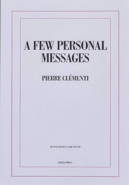 A Few Personal Messages