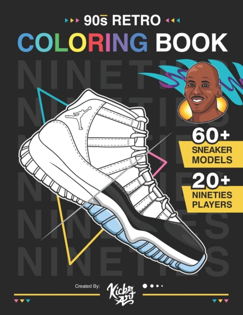 90's Retro Coloring Book - Created By
