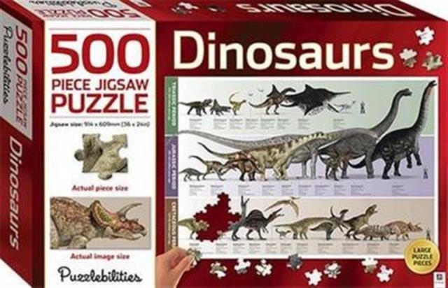 Puzzlebilities Dinosaurs 500 Piece Jigsaw Puzzle