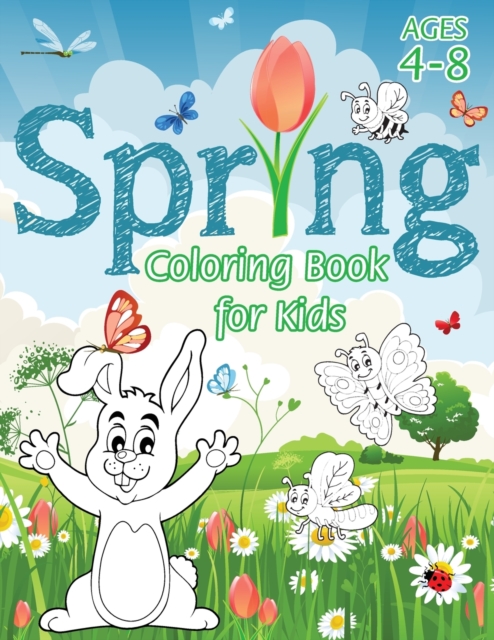 Spring Coloring Book for Kids