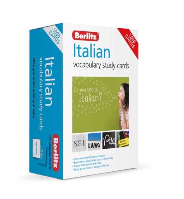 Berlitz Italian Study Cards (Language Flash Cards)