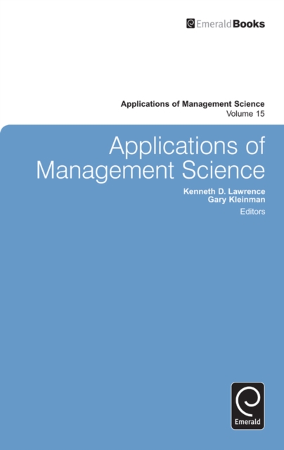 Applications of Management Science