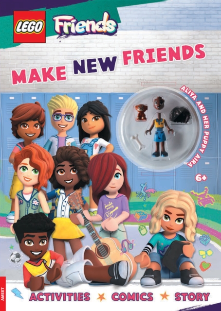 LEGO (R) Friends (R): Make New Friends Activity Book (with Aliya minifigure and her puppy, Aira)