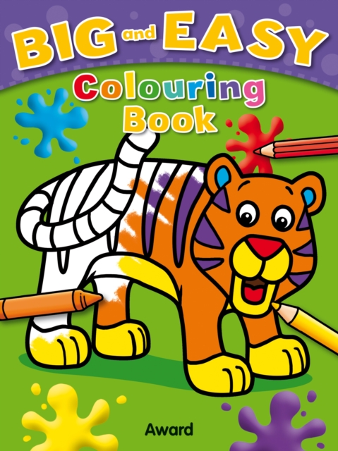 Big and Easy Colouring Book: Tiger