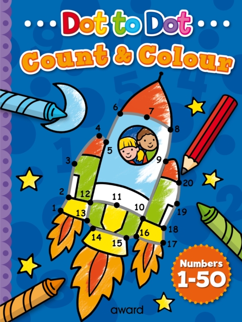 Dot to Dot Count and Colour 1 to 50