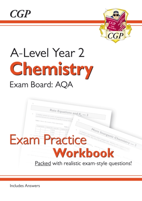 New A-Level Chemistry: AQA Year 2 Exam Practice Workbook - includes Answers