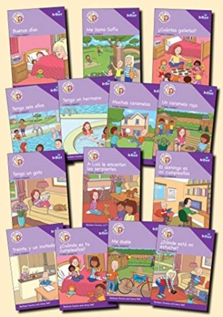 Learn Spanish with Luis y Sofia, Part 1, Storybook Set Units 1-14