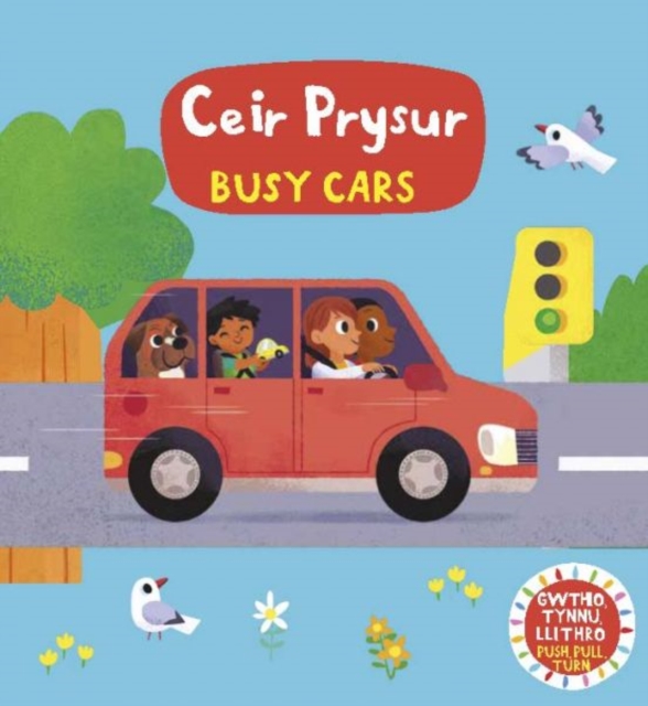 Cyfres Gwthio, Tynnu, Llithro: Ceir Prysur / Busy Cars