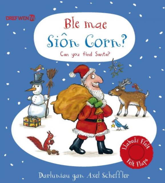 Ble mae Sion Corn? / Can you find Santa?