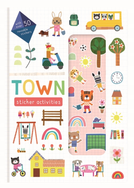 Stretchy stickers- Town