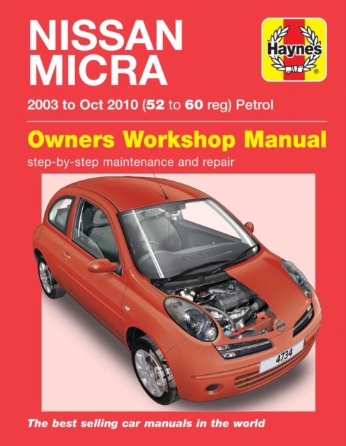 Nissan Micra (03 - Oct 10) Haynes Repair Manual