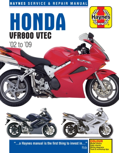 Honda VFR V-Tec V-Fours (02 - 09) Haynes Repair Manual