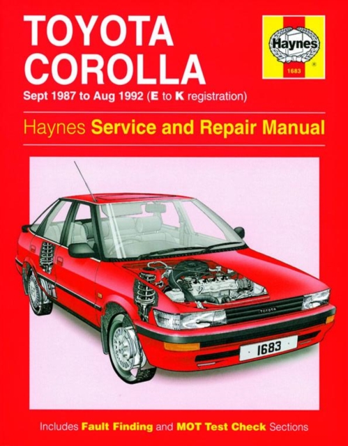 Toyota Corolla Service And Repair Manual