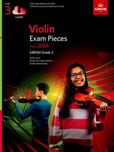Violin Exam Pieces from 2024, ABRSM Grade 3, Violin Part, Piano Accompaniment & Audio