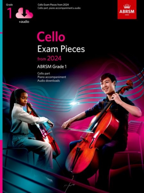 Cello Exam Pieces from 2024, ABRSM Grade 1, Cello Part, Piano Accompaniment & Audio