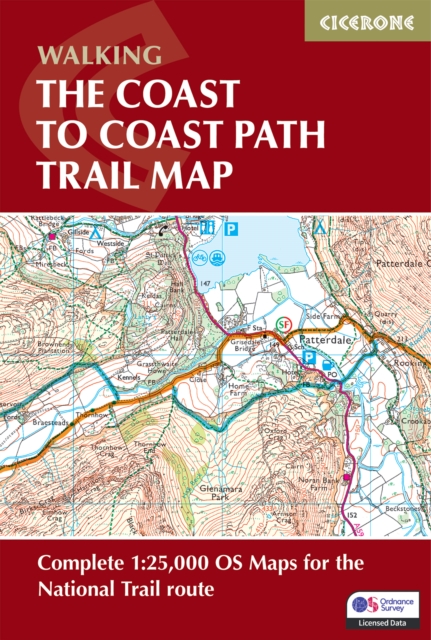 Walking the Coast to Coast Path Trail Map