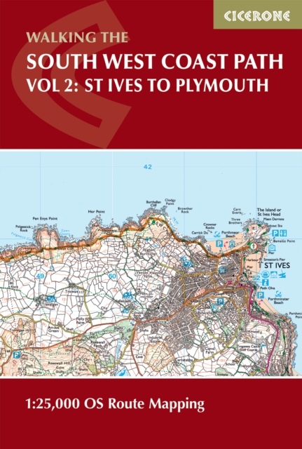 South West Coast Path Map Booklet - Vol 2: St Ives to Plymouth