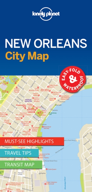 Lonely Planet New Orleans City Map